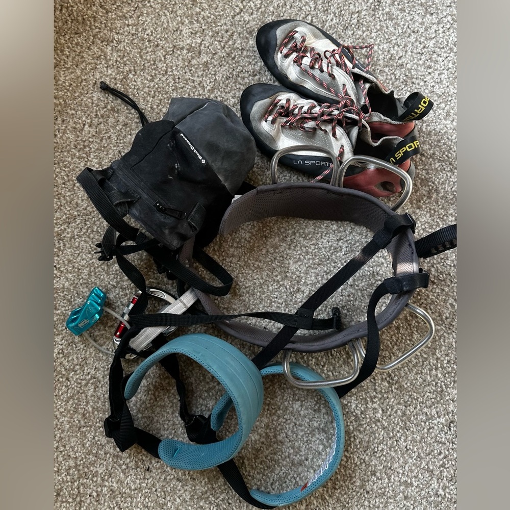 Rock climbing gear